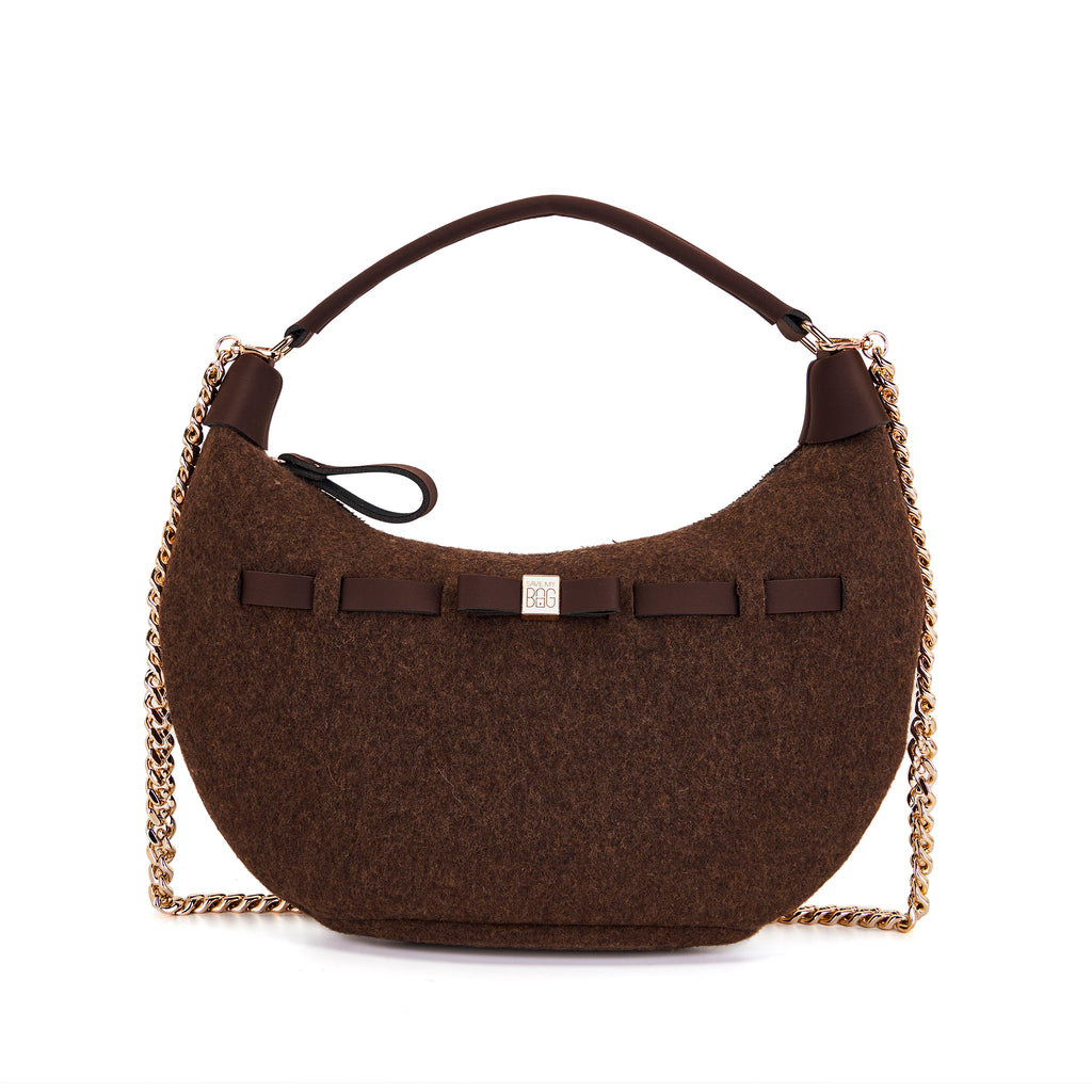 Borsa a spalla Arianna Dark Brown