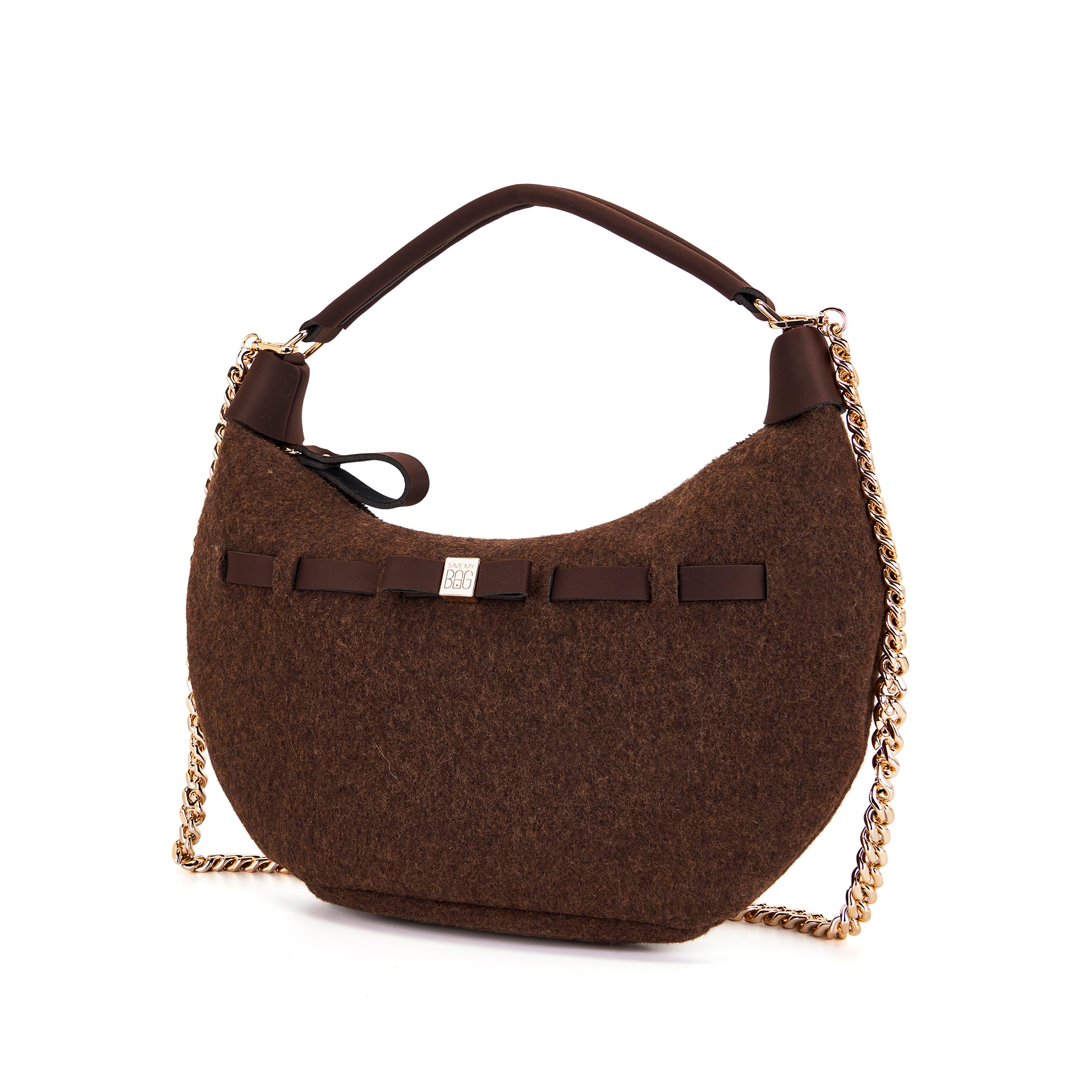 Borsa a spalla Arianna Dark Brown - Immagine 2