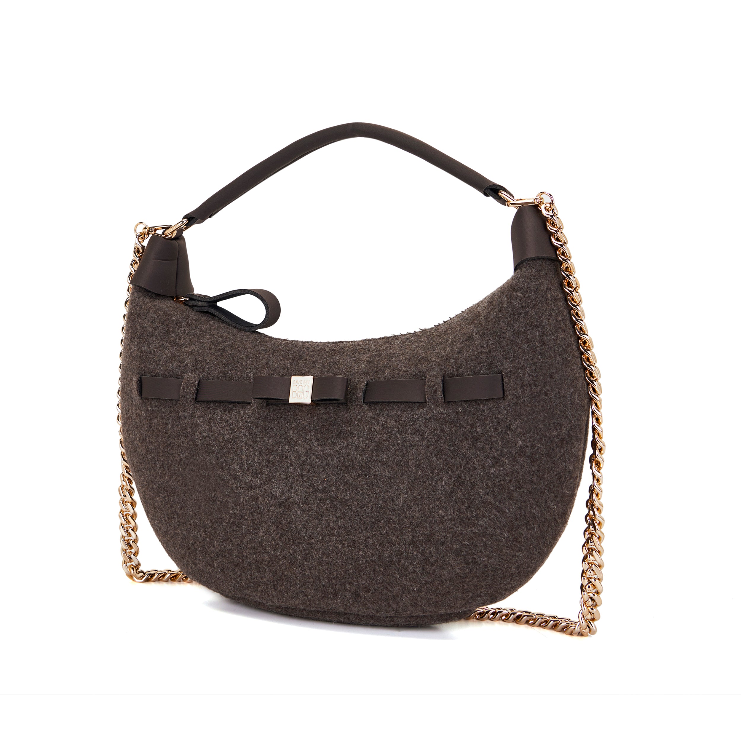 Borsa a spalla Arianna Taupe - Immagine 2