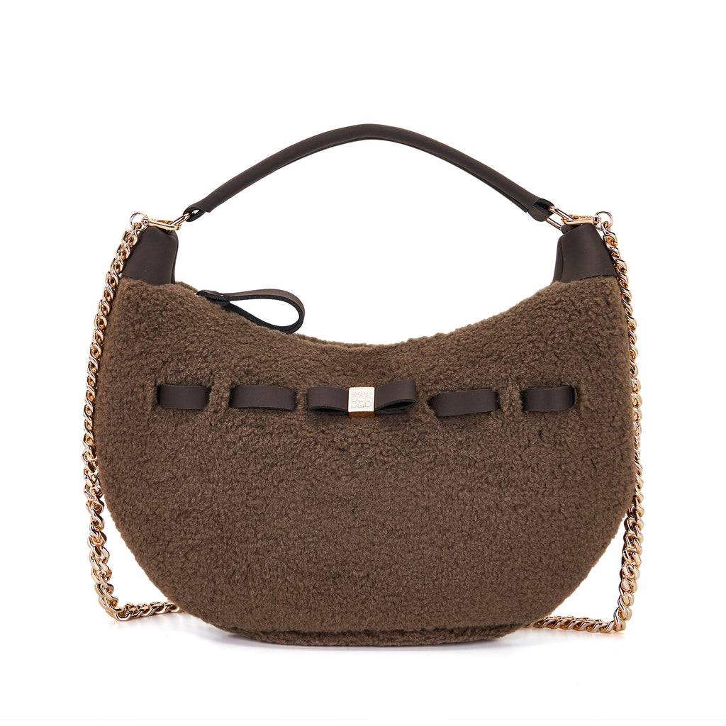 Borsa a spalla Arianna Taupe
